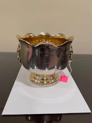 Sterling Silver Monogramed Ice Bucket 6.25"h- 803g