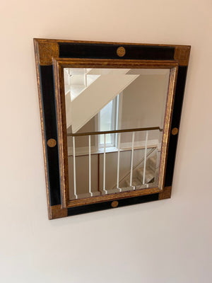 Black and Gold Mirror- 22" x 26"