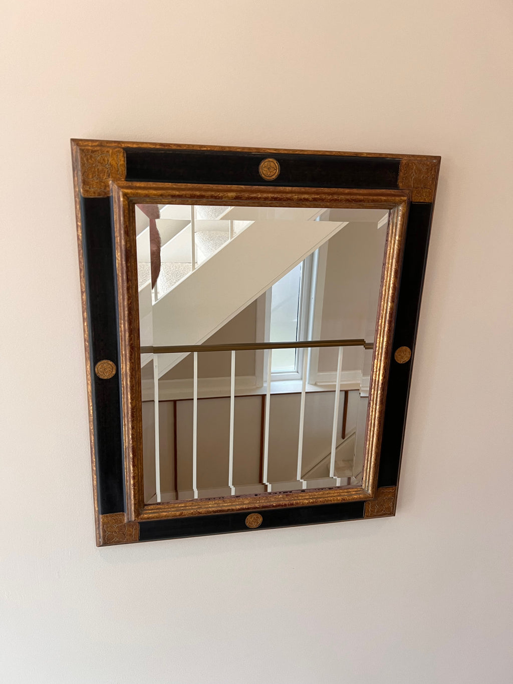 Black and Gold Mirror- 22" x 26"