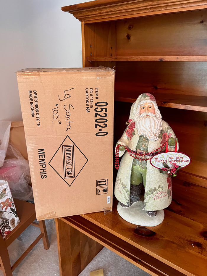 Midwest-CBK Large Santa Claus (*BRAND NEW IN ORIGINAL BOX) (*Retail price $100)