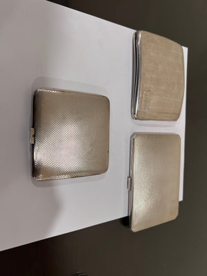 3 Sterling Silver Money/Card Holders- 375g