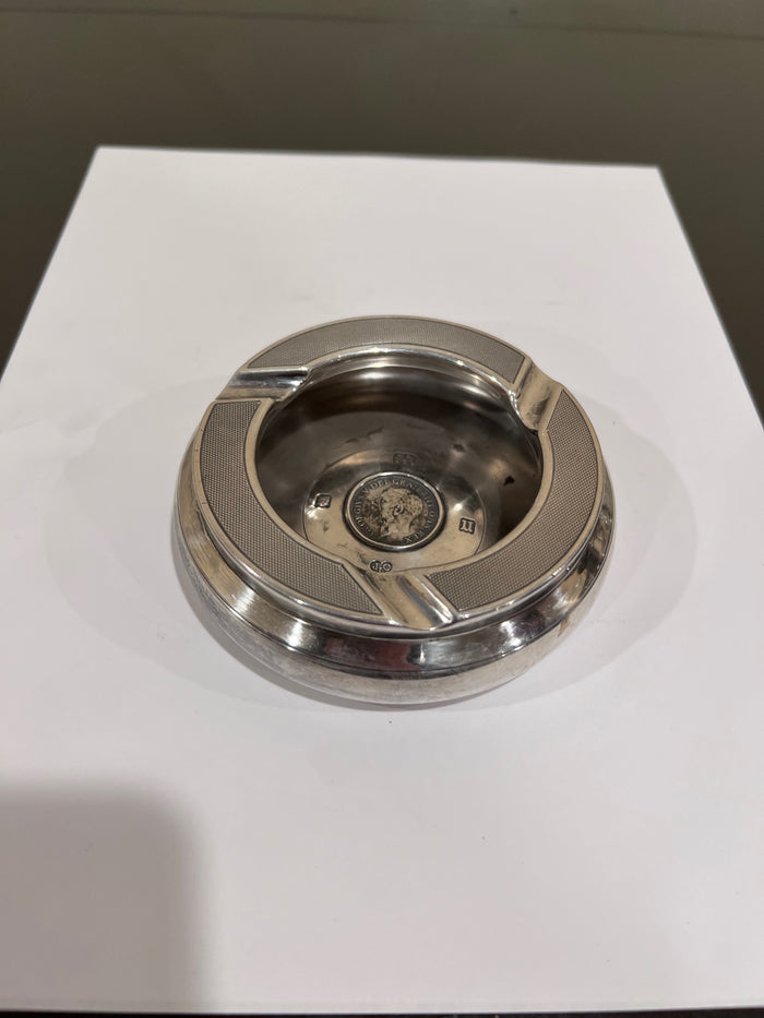 Sterling Silver Ashtray 4"w- 137g