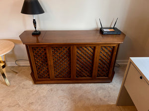 Vintage Clairtone XB7 console stereo with Garrard turntable