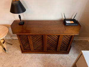 Vintage Clairtone XB7 console stereo with Garrard turntable
