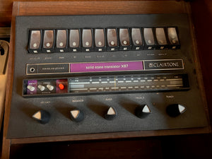 Vintage Clairtone XB7 console stereo with Garrard turntable