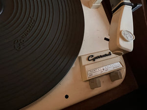 Vintage Clairtone XB7 console stereo with Garrard turntable