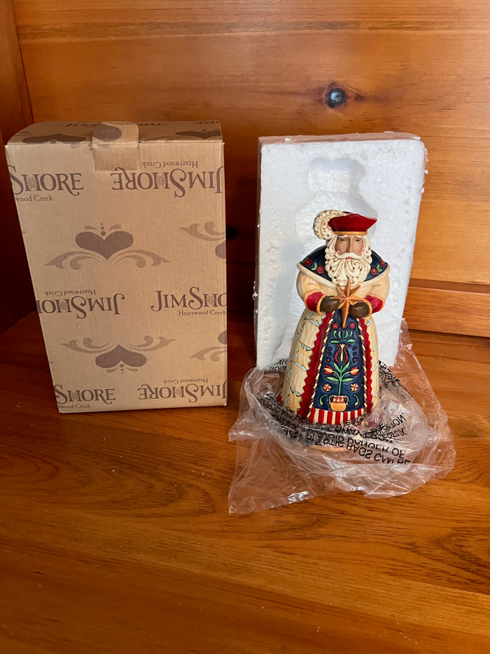 Enesco Jim Shore Heartwood Creek "Wesolych Swiat Polish Santa" (*BRAND NEW IN ORIGINAL BOX)