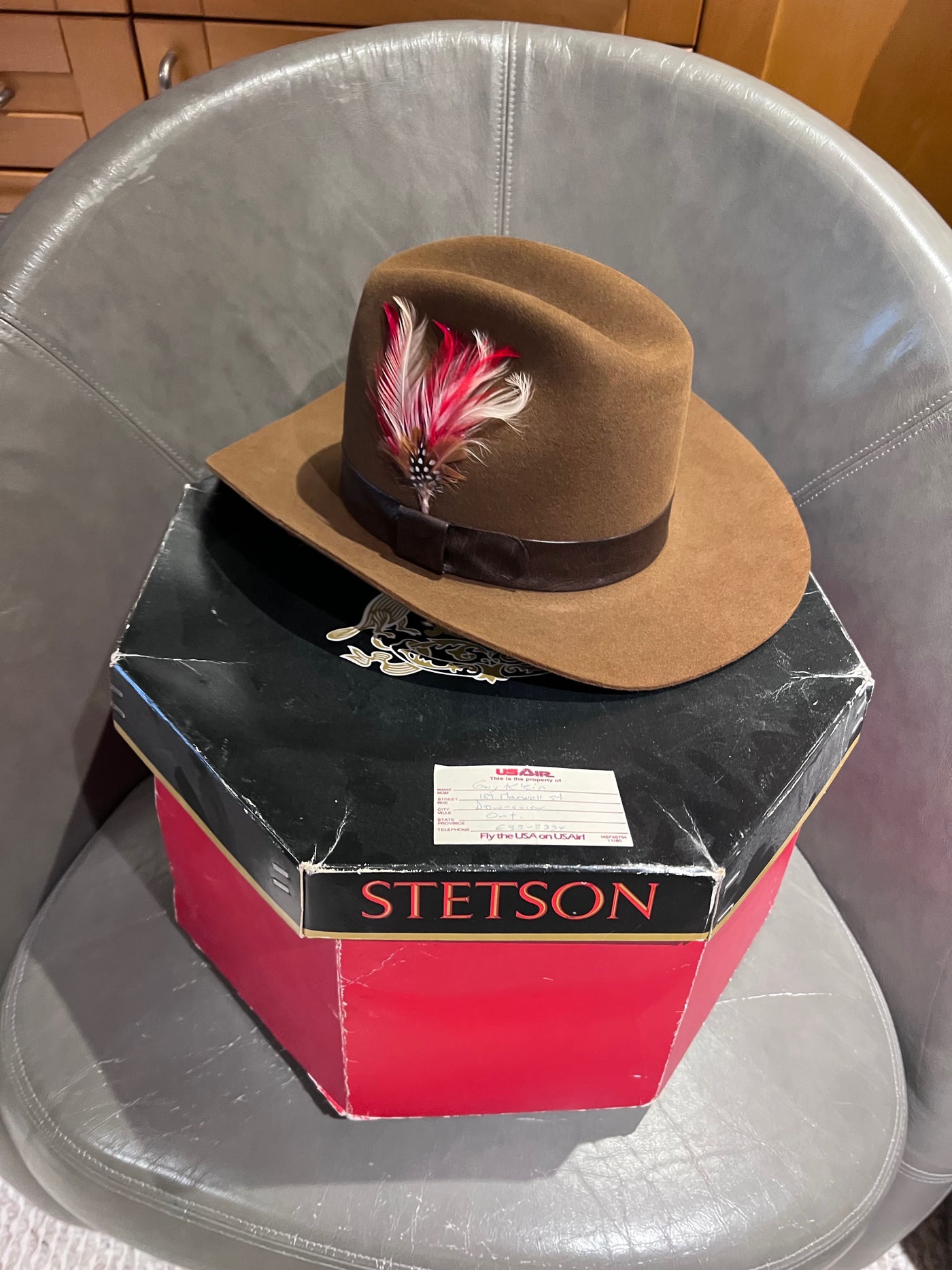 帽子 40s EX VINTAGE STETSON Flagship 3/8 59cm LIKE-NEW Vintage Stetson Hat, Size 7 3/8 – Sell My Stuff