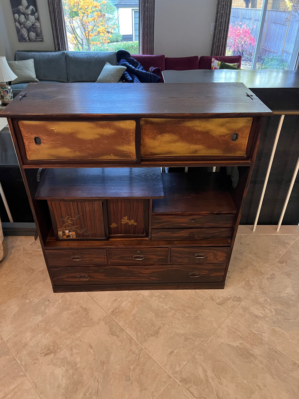 Antique Japanese Tea Cabinet