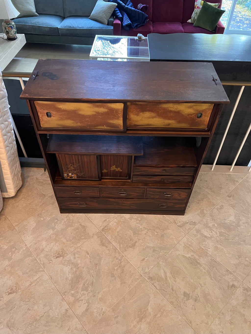 Antique Japanese Tea Cabinet