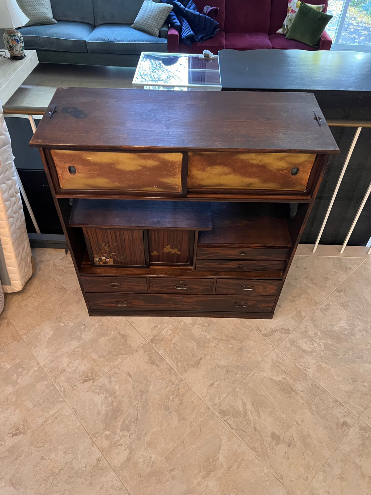 Antique Japanese Tea Cabinet