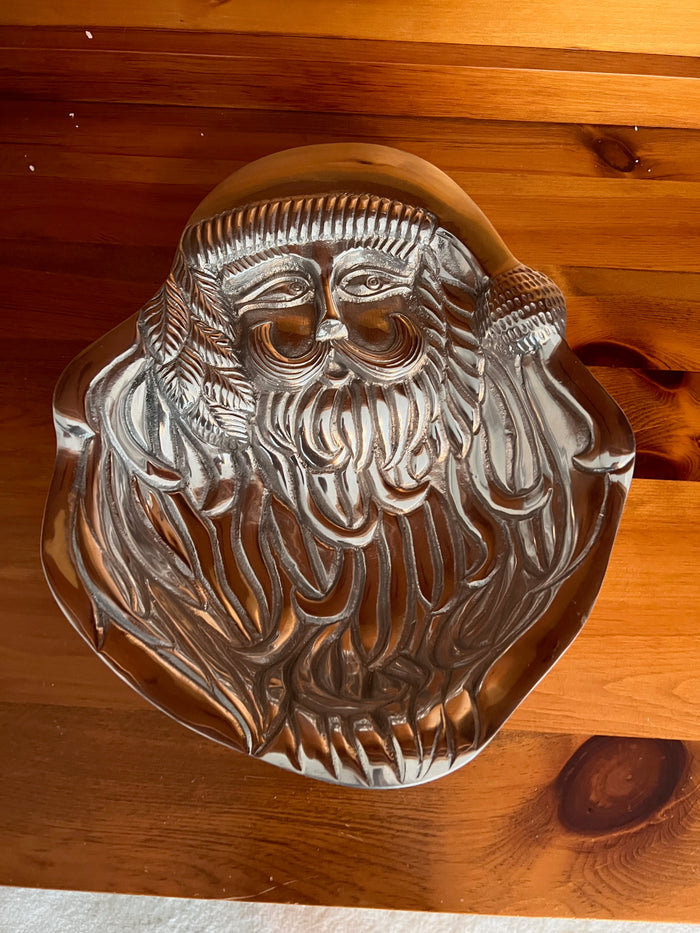 Pewter Santa Claus Tray (*LIKE NEW) (*retail price $119.95)