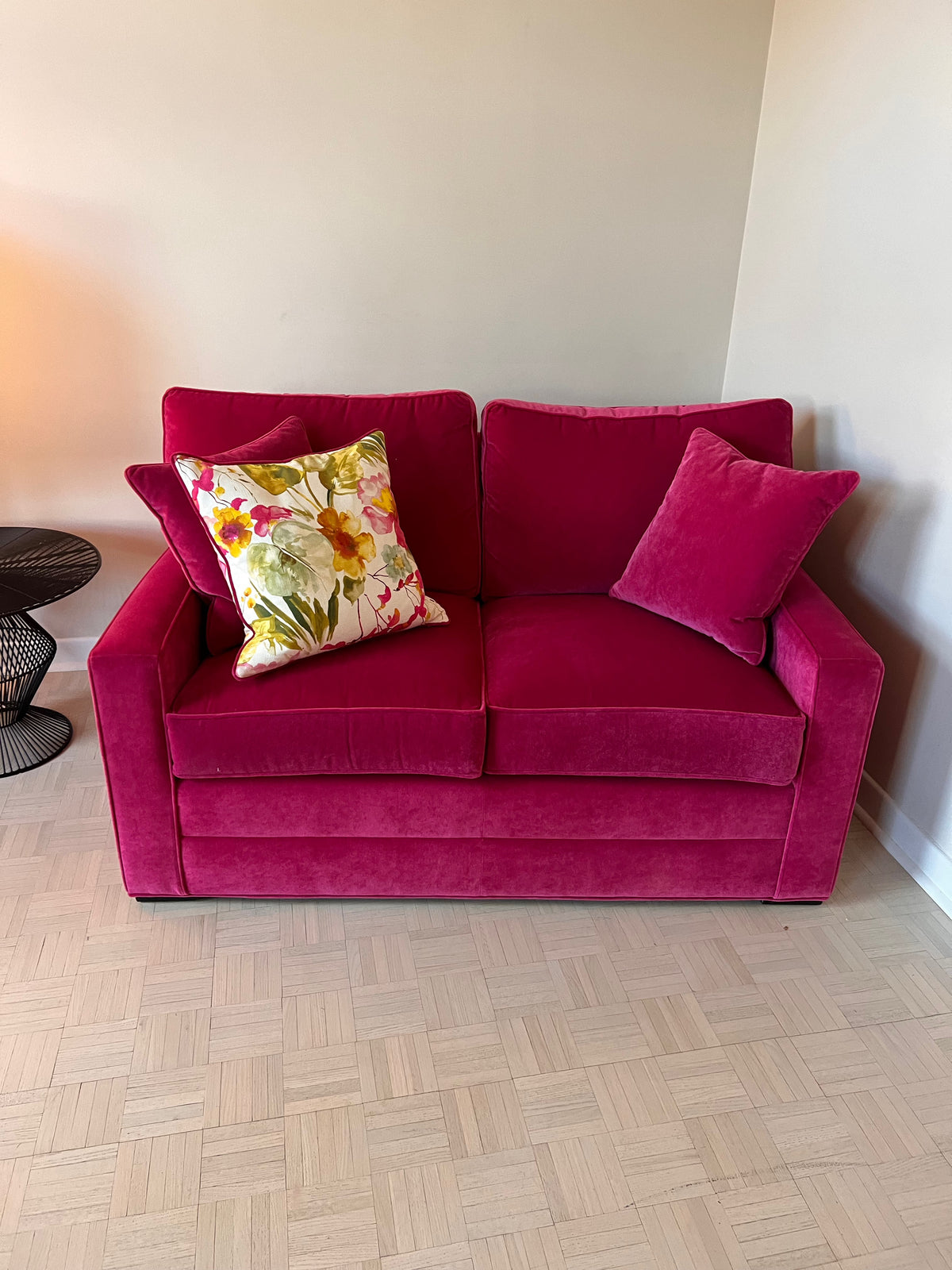 Ethan Allen Pink Love Seat