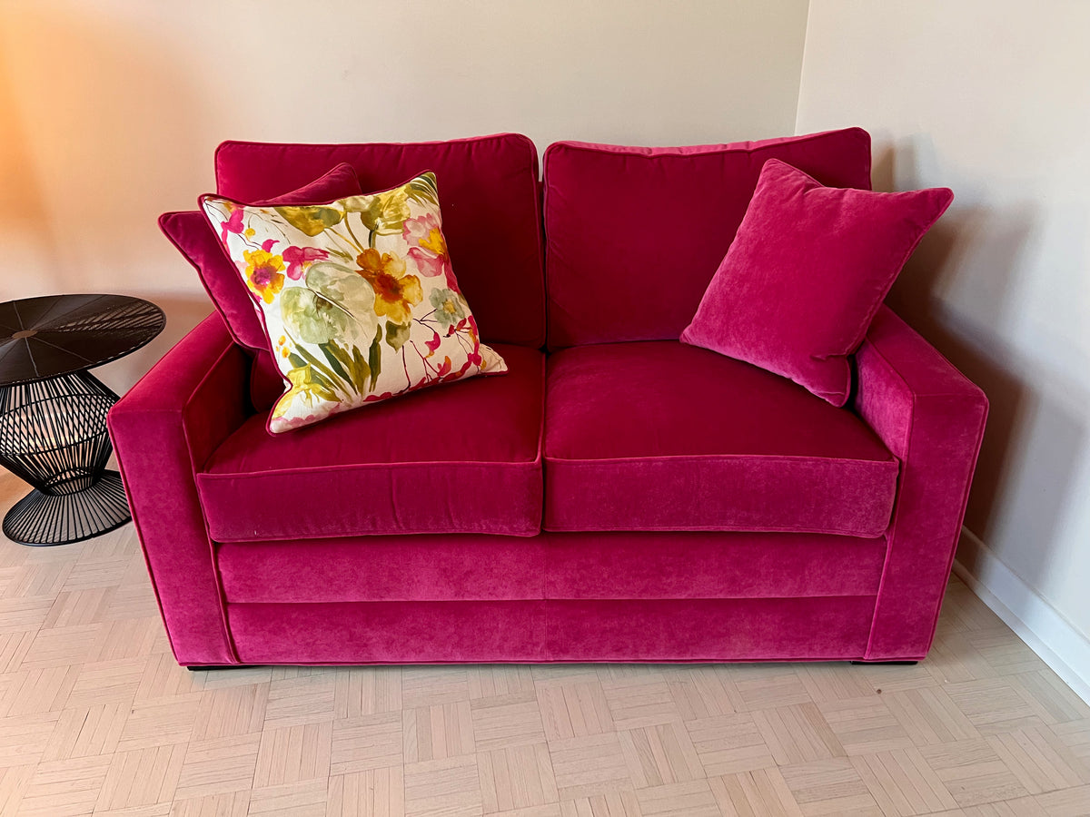 Ethan Allen Pink Love Seat