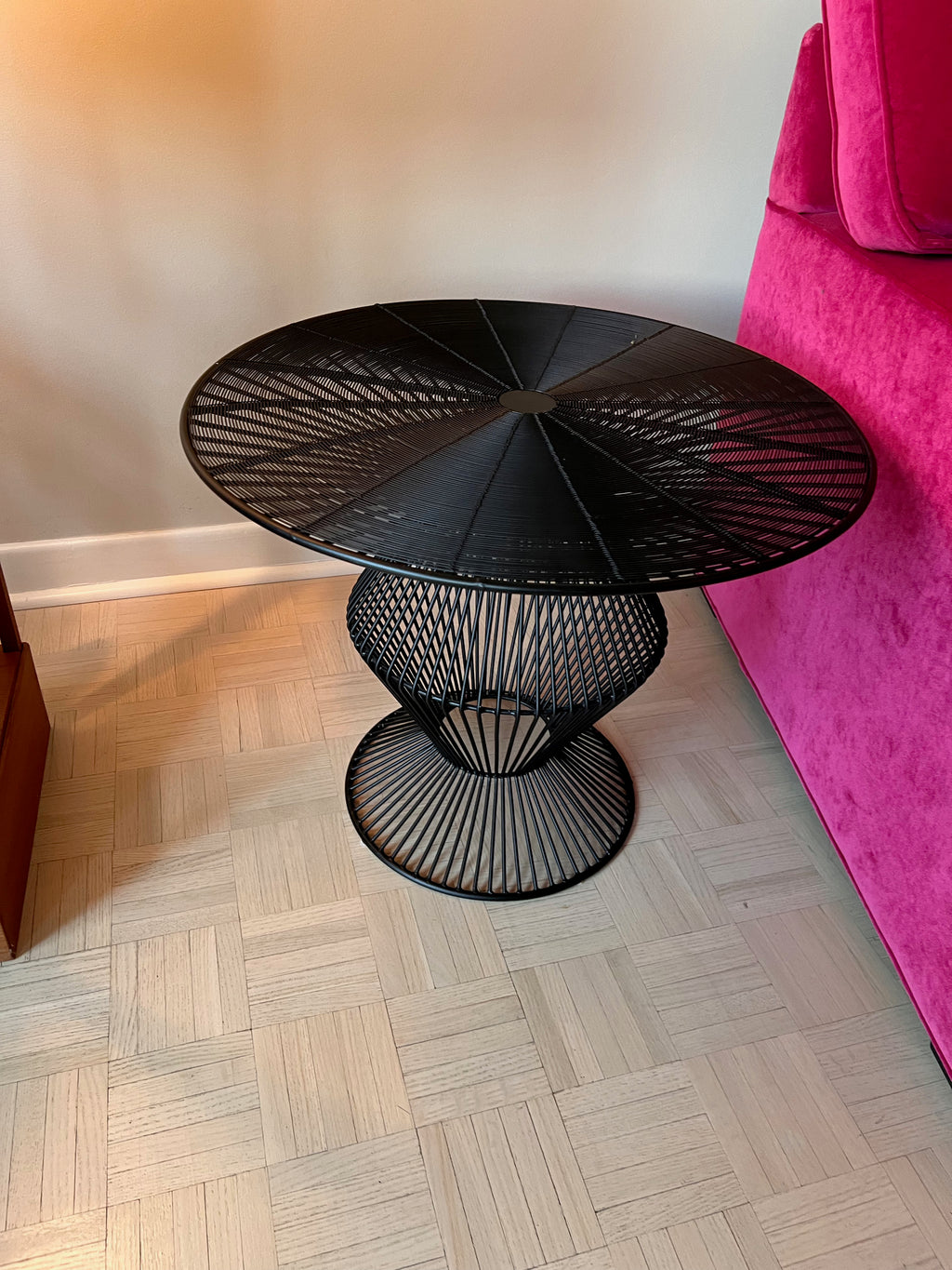 Black Wire Side Table