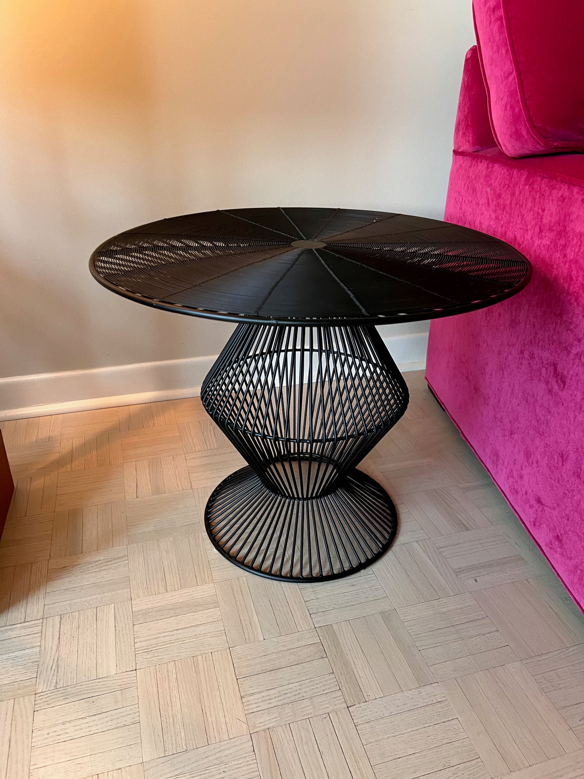 Black Wire Side Table