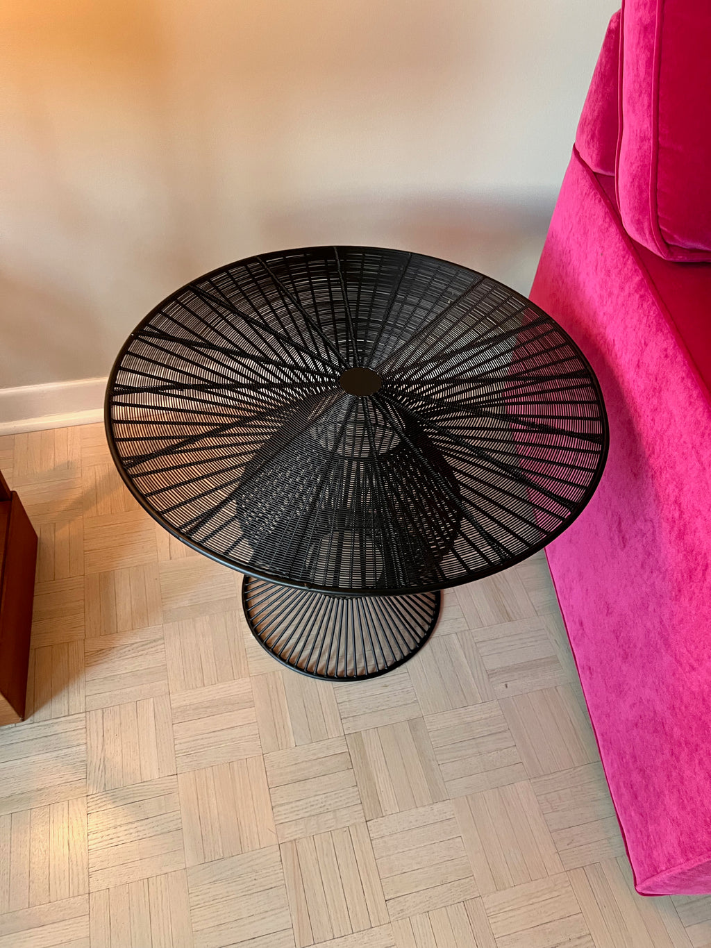 Black Wire Side Table