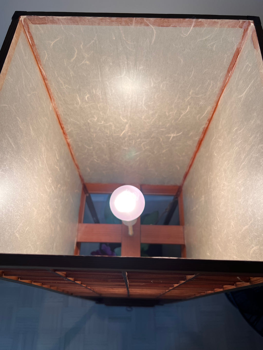 Japanese Shoji Style Tower Lamp