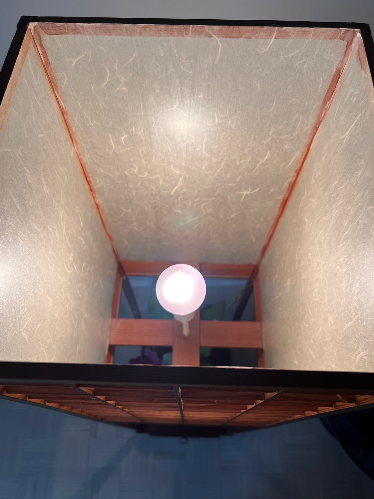 Japanese Shoji Style Tower Lamp
