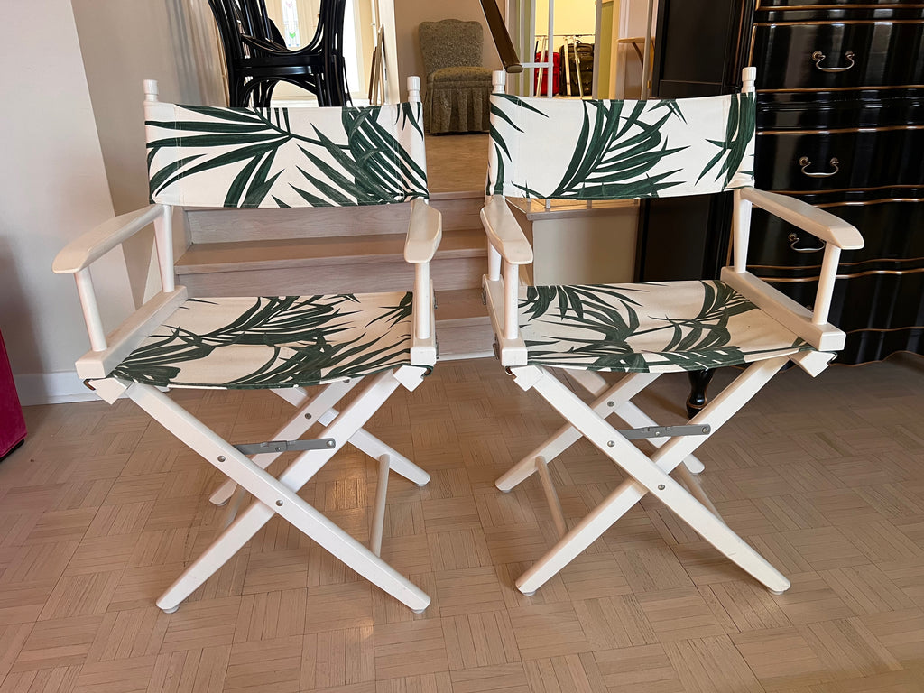 Pair of Folding Director Chairs