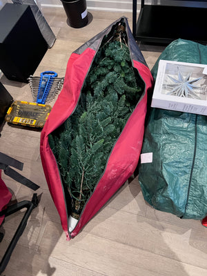 Balsam Hill 9ft Aspen Estate Fir Flip Christmas Tree, with Easy Plug annd LED Color+Clear Lights (*retail $2,623)