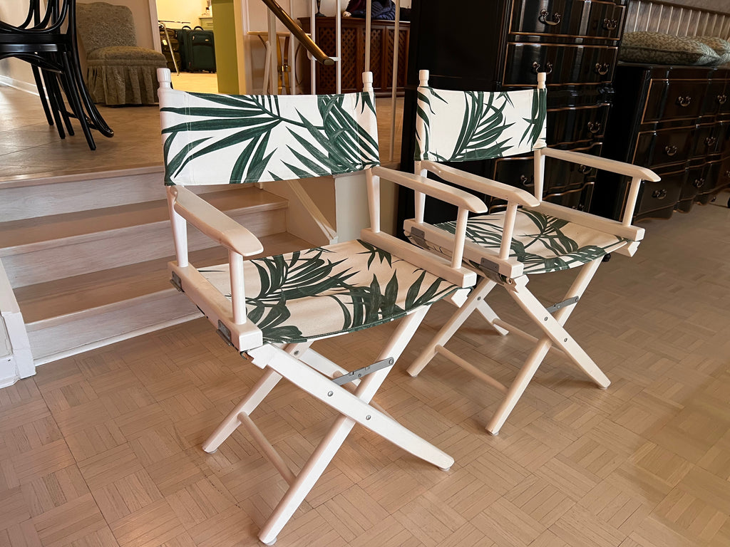 Pair of Folding Director Chairs