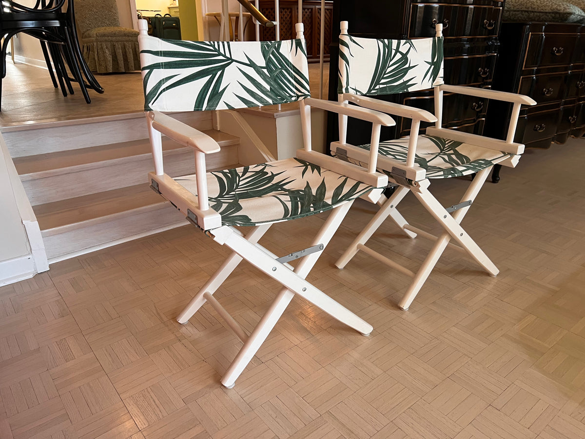 Pair of Folding Director Chairs