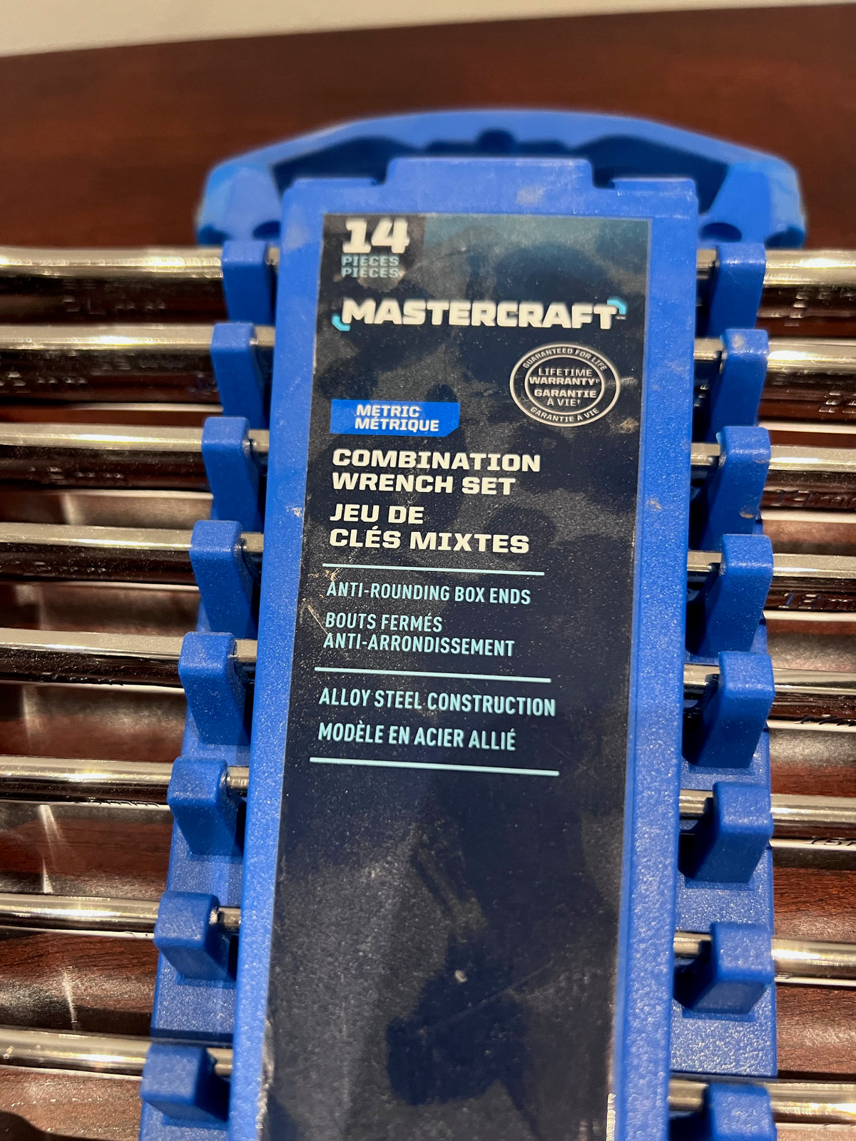 BRAND NEW Mastercraft Combination Wrench Set, SAE, 14-pc
