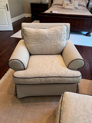 2 Decor-Rest Armchairs + Ottoman