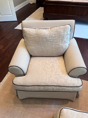 2 Decor-Rest Armchairs + Ottoman