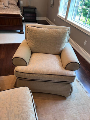 2 Decor-Rest Armchairs + Ottoman