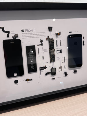 iPhone 5 Deconstructed Teardown Framed Art
