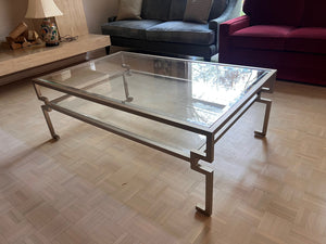 2-Tier Glass Coffee Table