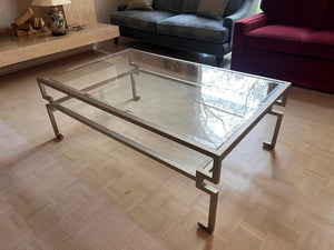 2-Tier Glass Coffee Table