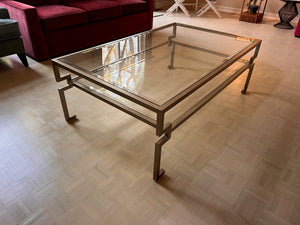 2-Tier Glass Coffee Table