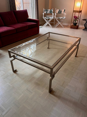 2-Tier Glass Coffee Table