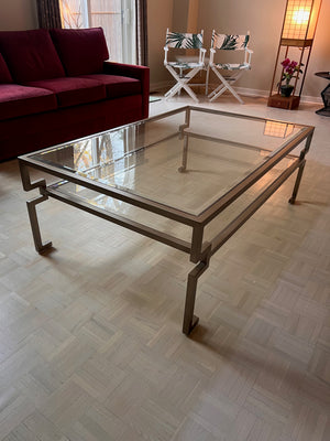 2-Tier Glass Coffee Table