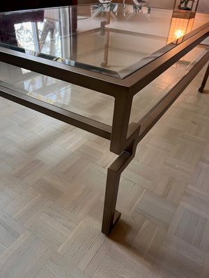 2-Tier Glass Coffee Table