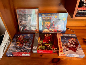 5 BRAND NEW Christmas Puzzles