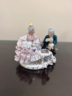 Dresden Figurine- Chess Game