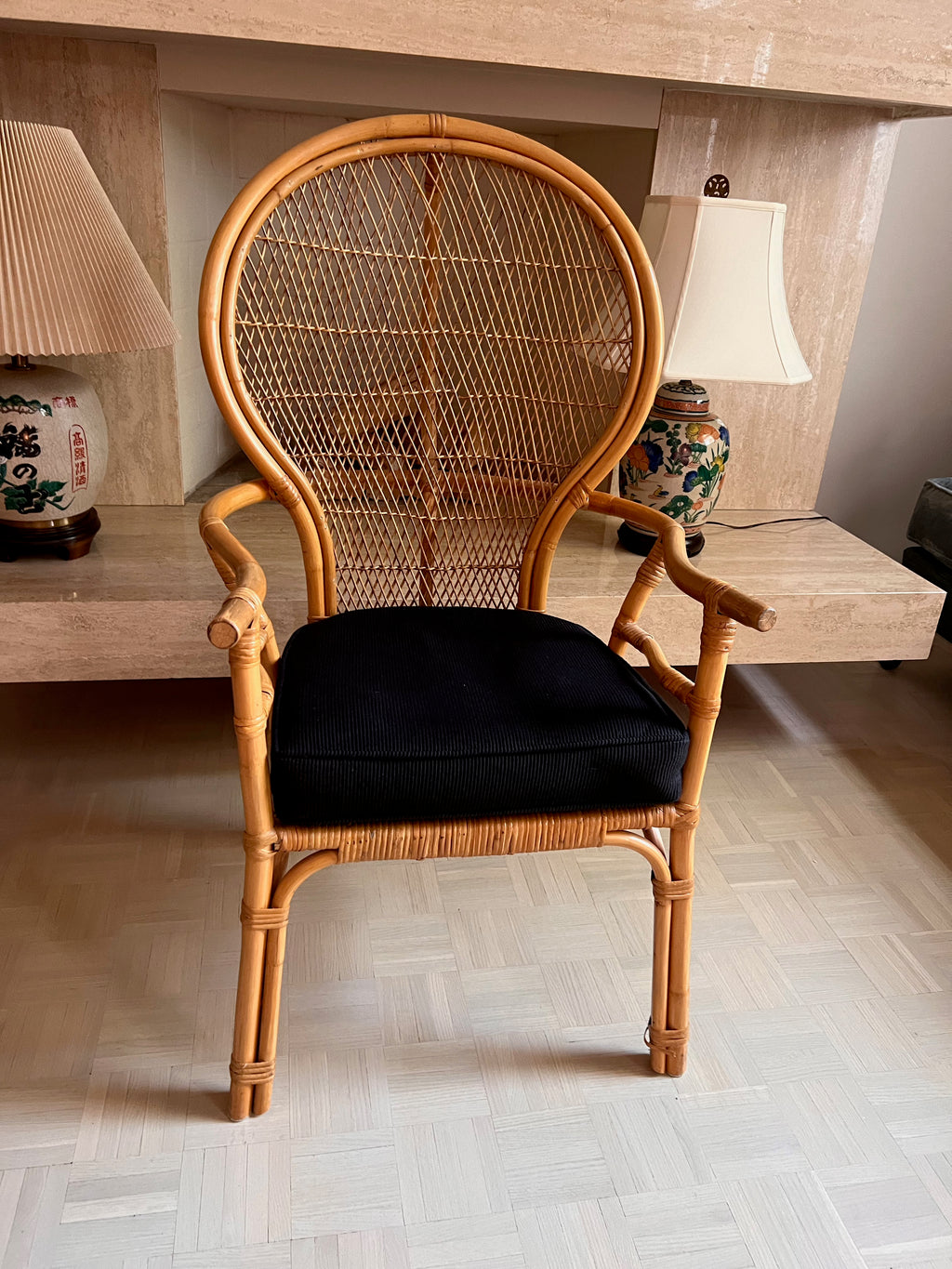 Rattan Boho Chic Armchair