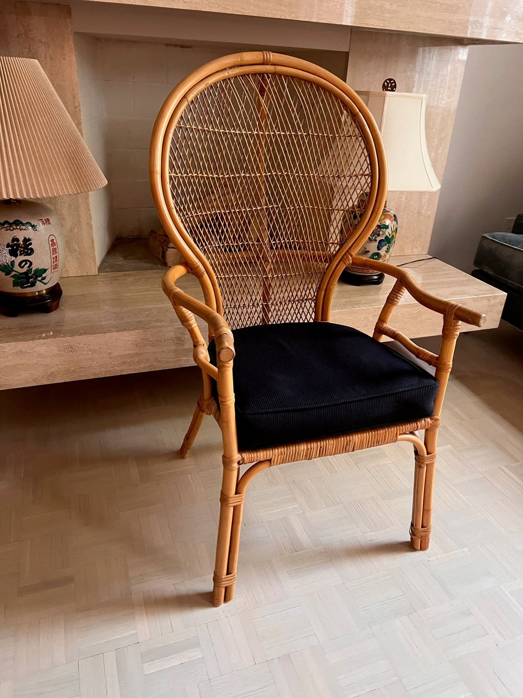 Rattan Boho Chic Armchair