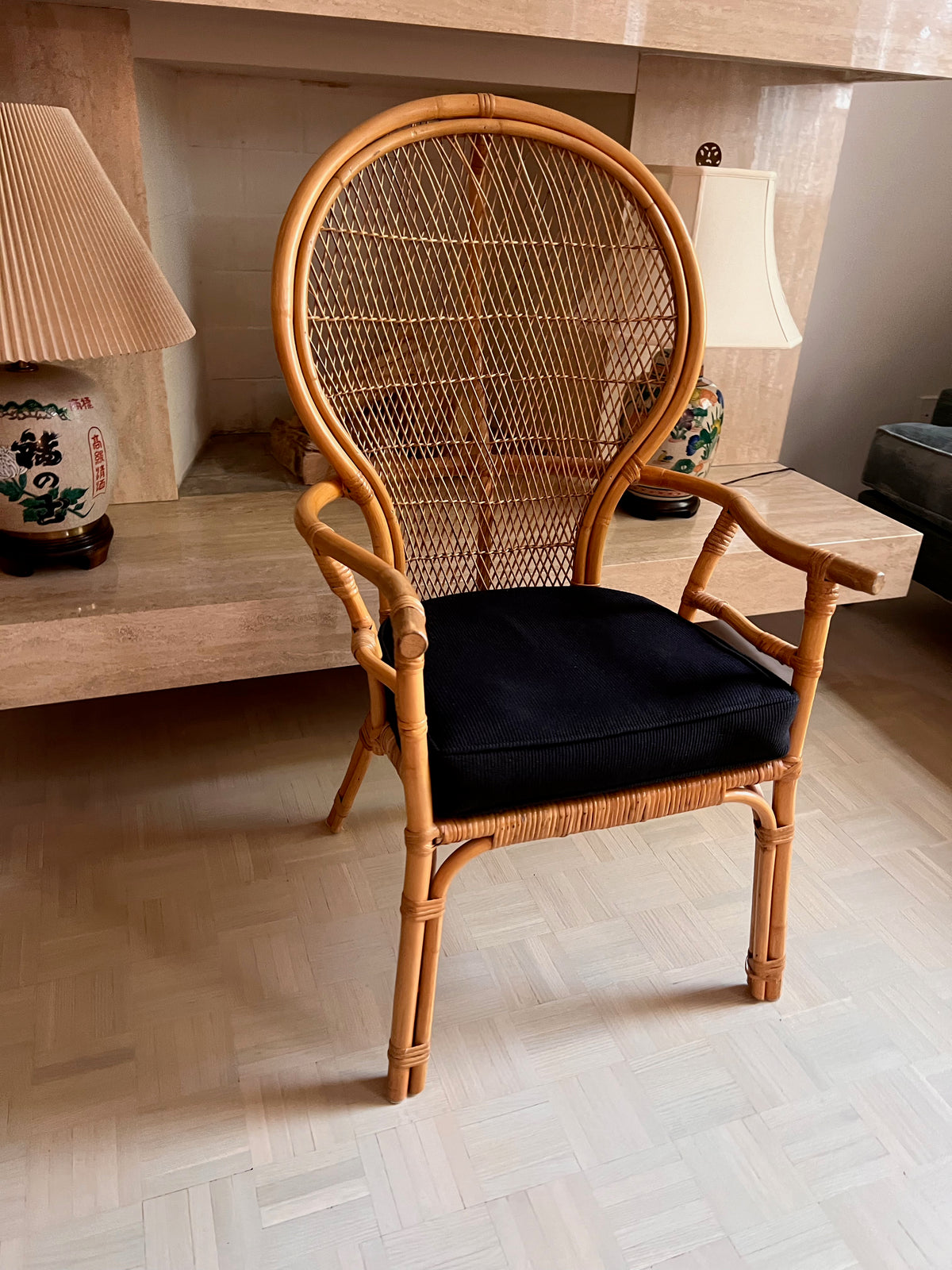 Rattan Boho Chic Armchair
