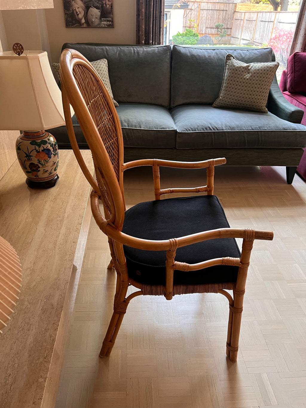 Rattan Boho Chic Armchair