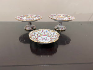 3 Piece Dresden Carl Thieme- Marie Antoinette Lot