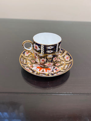 Royal Crown Derby Imari 2451 Demitasse Cup & Saucer