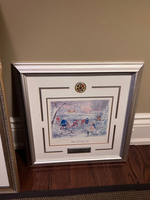 When we were six Autographed by Johnny Bower