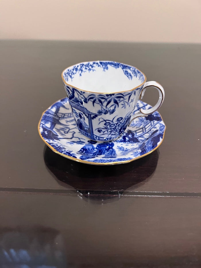 Royal Crown Derby Mikado Demitasse Cup & Saucer
