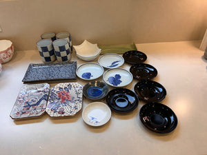Miscellaneous Japanese Cup & Dish Lot