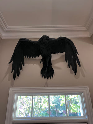 Sculpture- Original Metal Fabrication "The Crow" by Joel Sullivan